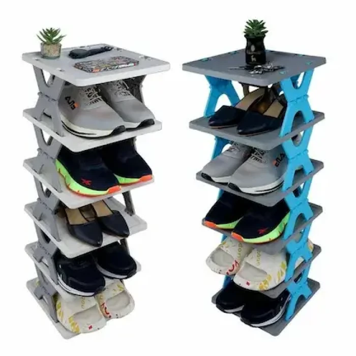 6 layer Multifunctional Shoe Organizer Rack - Image 4