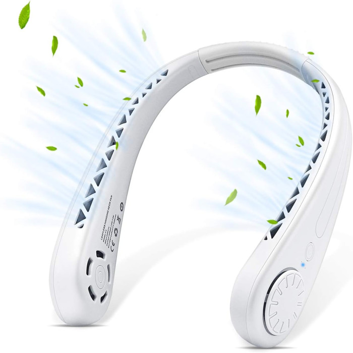 New Portable Rechargeable Neck Fan - Image 4