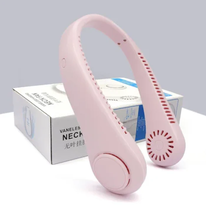 New Portable Rechargeable Neck Fan - Image 3