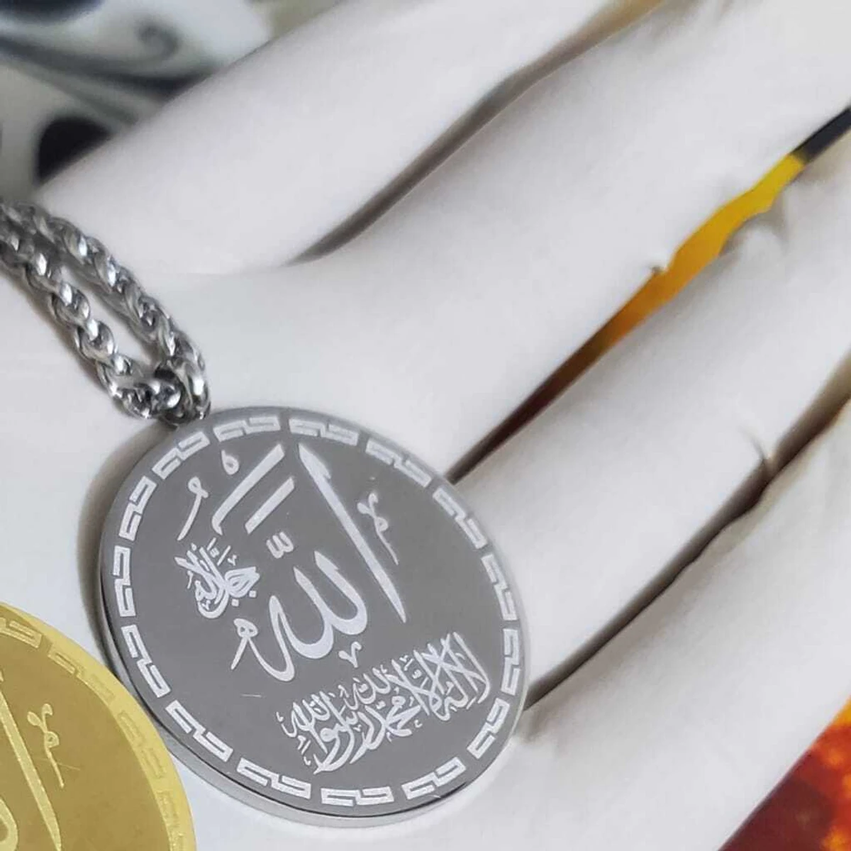 Ayatul Kursi locket Silver - Image 3